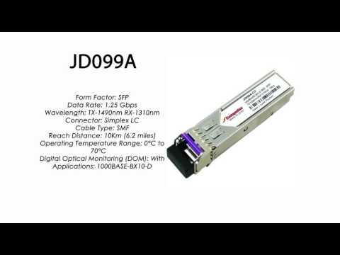 JD099A  |  HP Compatible 1000Base-BXD Tx1490nm/Rx1310nm 10km