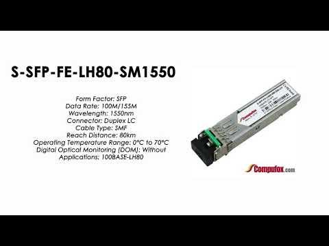 S-SFP-FE-LH80-SM1550  |  Huawei Compatible SFP 100BASE-LH 1550nm 80km