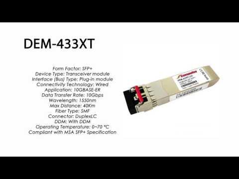 DEM-433XT  |  D-Link Compatible 10GBase-ER SFP+ 1550nm 40km
