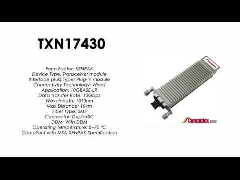 TXN17430  |  Intel Compatible 10GBase-LR 1310nm 10km XENPAK