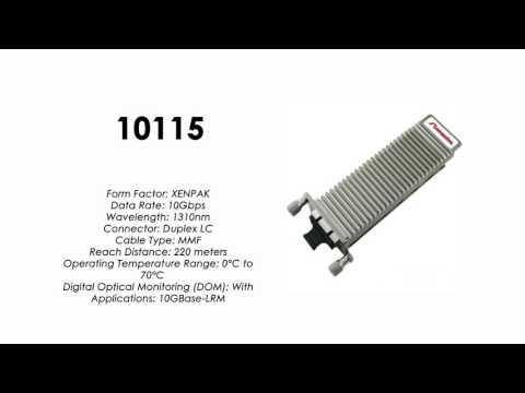 10115  |  Extreme Networks Compatible 10GBASE-LRM XENPAK 1310nm 220m MMF