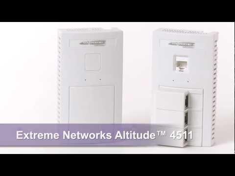 Extreme Networks Altitude 4511 Wallplate Data Sheet