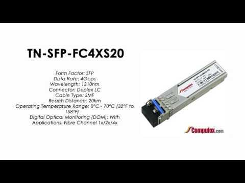 TN-SFP-FC4XS20  |  Transition Compatible 4Gbps FC SFP 1310nm SMF 20km