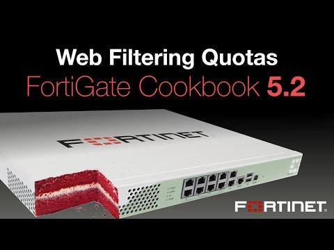 FortiGate Cookbook - Web Filtering Quotas (5.2)
