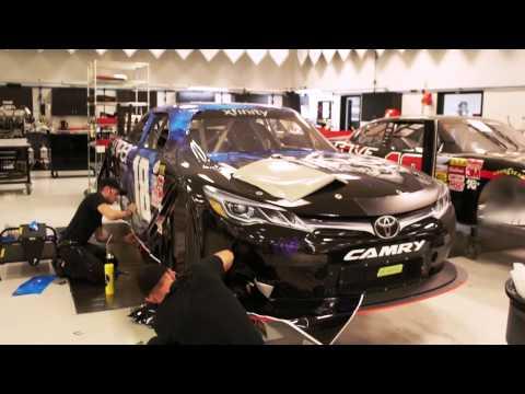 NASCAR Car Wrap! Team Joe Gibbs Racing & Juniper Networks