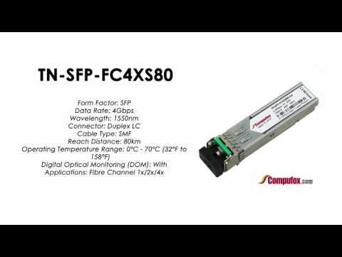 TN-SFP-FC4XS80  |  Transition Compatible 4Gbps FC SFP 1550nm SMF 80km