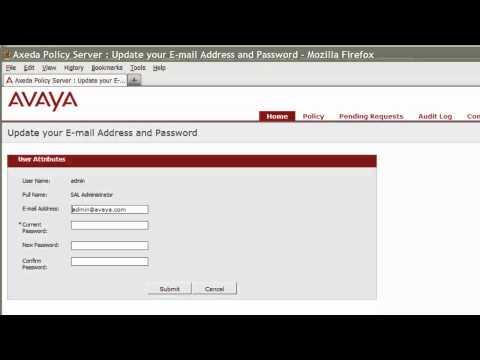 How To Change The Admin User Password And Email Address For Secure Access Link Policy Server 1.5