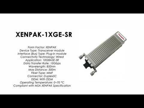 XENPAK-1XGE-SR  |  Juniper Compatible 10GBASE-SR XENPAK 850nm 300m MMF