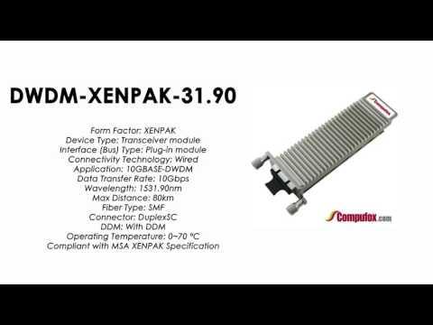 DWDM-XENPAK-31.90  |  Cisco Compatible 10GBASE-DWDM XENPAK 1531.90nm 80km