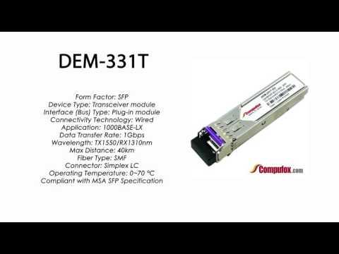DEM-331T | D-Link Compatible 1000BASE-BXD 40km Tx1550nm/Rx1310nm