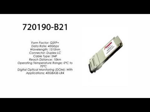 720190-B21  |  HP Compatible 40GBase-LR4 1310nm 10km