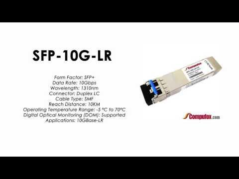 SFP-10G-LR  |  Alcatel Compatible 10GBase-LR 1310nm 10km SFP+