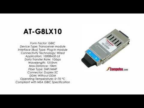 AT-G8LX10  |  Allied Telesis Compatible 1000Mbps 10km 1310nm GBIC