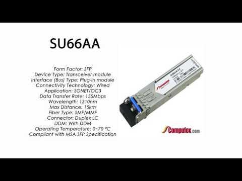 SU66AA  |  Marconi Compatible SFP 155Mbps 1310nm 15km DDM