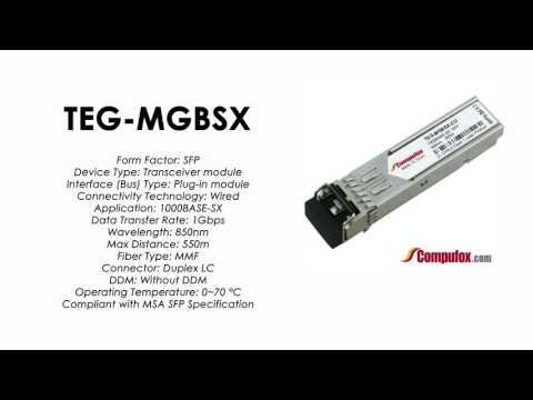 TEG-MGBSX  |  TRENDnet Compatible 1000Base-SX 850nm 550m SFP