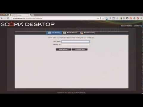 How To Manage Scopia Virtual Room Settings Through The Scopia Desktop Web Portal