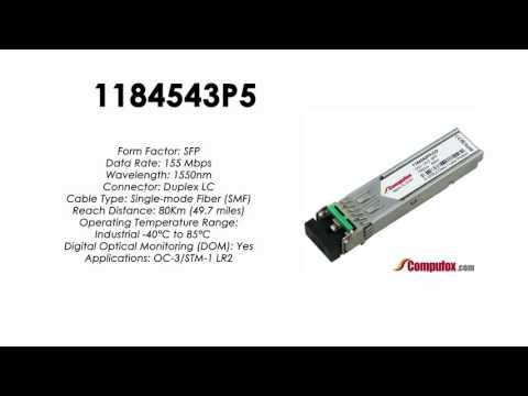 1184543P5  |  Adtran Compatible OC-3/155Mbps 1550nm 80km SFP