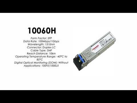 10060H  |  Extreme Networks Compatible 100Mbps/1Gbps 1310nm 10km Industiral