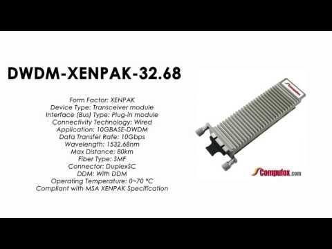 DWDM-XENPAK-32.68  |  Cisco Compatible 10GBASE-DWDM XENPAK 1532.68nm 80km