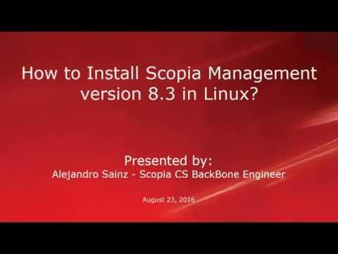 How To Install Scopia Management In Linux