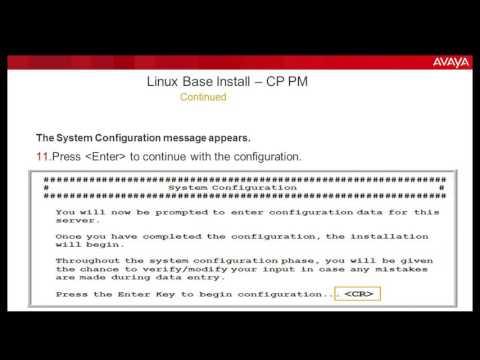 How To Install Linuxbase On Avaya CS1000E