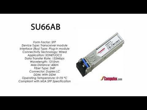 SU66AB  |  Marconi Compatible SFP 155Mbps 1310nm 40km DDM