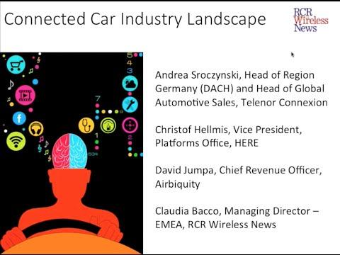 RCR Editorial Webinar: Connected Car Industry Landscape