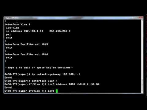 Provisioning IP Parameters Using The CLI Of The Avaya H.248 Branch Gateway