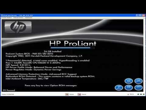 Setting Up The ILO3 Interface On The HP DL360 G7 Server