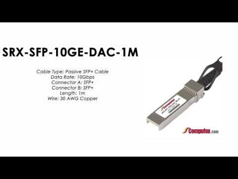 SRX-SFP-10GE-DAC-1M  | Juniper Compatible SFP+ Direct Attach Passive Cable 1m