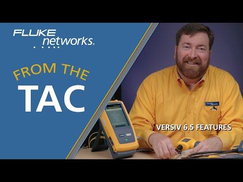 Versiv 6.5 Features By Fluke Networks