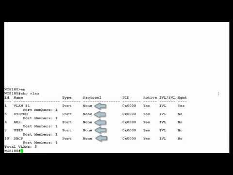 How To Display VLAN Information In Avaya WLAN 8100 Wireless Controller From The CLI