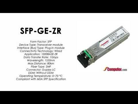 SFP-GE-ZR  |  Redback Compatible 1000BASE-ZR 1550nm 80km SFP