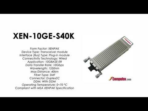 XEN-10GE-S40K  |   ZTE Compatible 10GBase-ER XENPAK 1550nm 40km