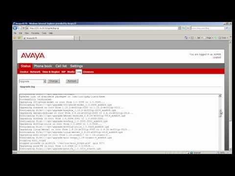How To View Logs On An Avaya B179 Conference Phone
