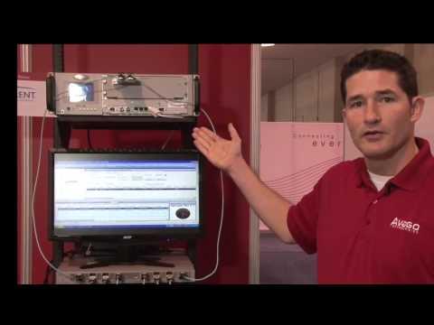 Avago QSFP+ ESR4 Multimode Transceiver Demonstration