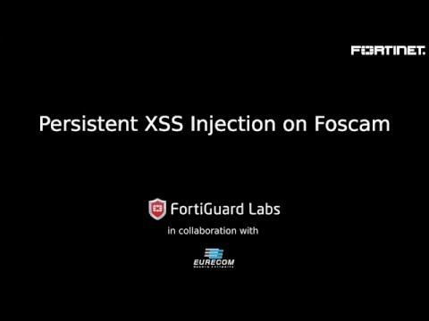 Foscam Persistent XSS Vulnerability