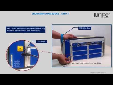 Grounding The SRX Series Services Gateway