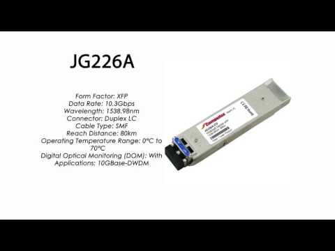 JG226A  |  HP Compatible 10GBase-DWDM XFP 1538.98nm 80km