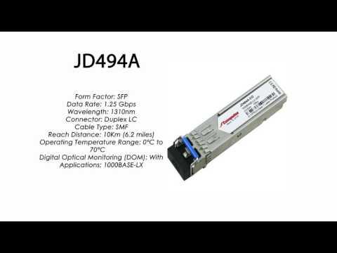 JD494A | HP Compatible 1000Base-LX 1310nm 10km SFP