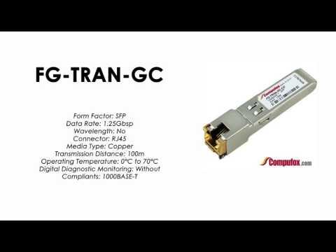 FG-TRAN-GC  |  Fortinet Compatible 1000BASE-T 100m SFP