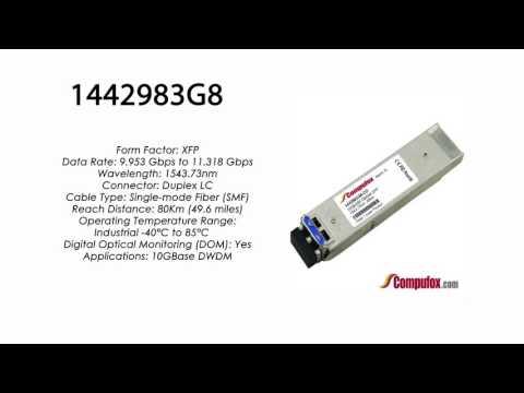 1442983G8 | Adtran Compatible 11.3G DWDM XFP 1543.73nm 80km LC