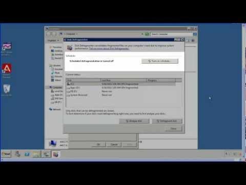 How To Schedule Disk Defragmentation On Avaya Aura Contact Center Windows Servers