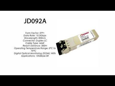 JD092A |  HP Compatible 10GBase-SR SFP+ 850nm 300m