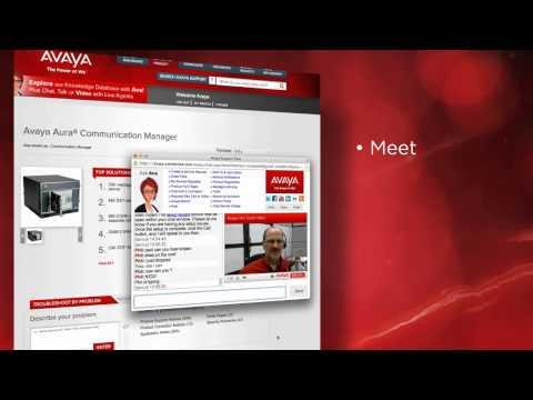 Avaya Support Website Live Agent Collaboration