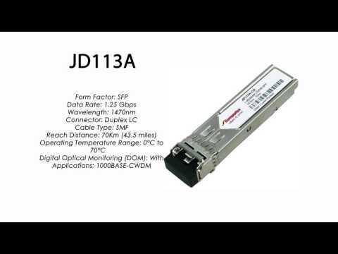 JD113A  |  HP Compatible 1000Base-CWDM 1470nm 70km SFP