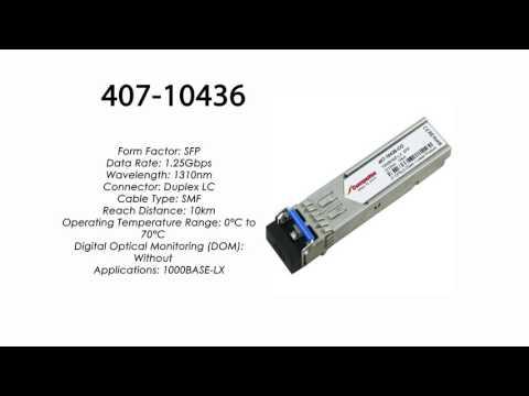 407-10436  |  Dell Compatible 1000Base-LX SFP 1310nm 10km