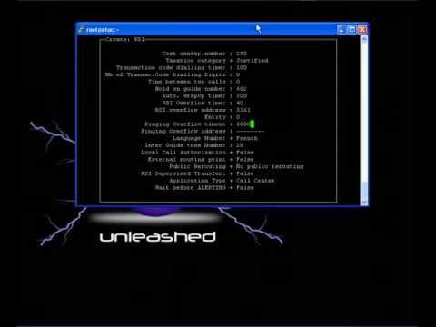 Configuration Of Alcatel .flv