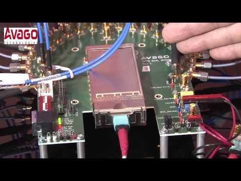 Avago 100G CFP2 SR10 Optical Transceiver Demonstration