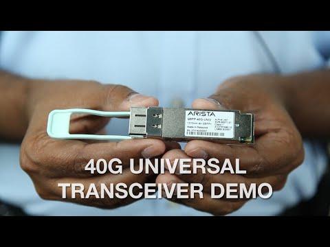 Arista 40G Universal Transceiver Demo